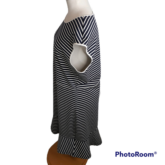 Draper James Striped Dress Nassau Navy Multi Size XL - Picture 8 of 12